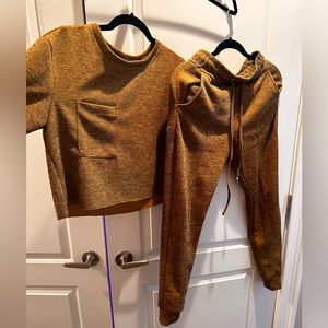 Brazilian knit matching set